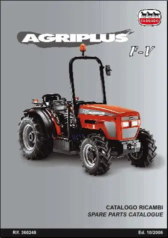 

Carrado Agriplus, Agriup and AXLE Spare parts catalog