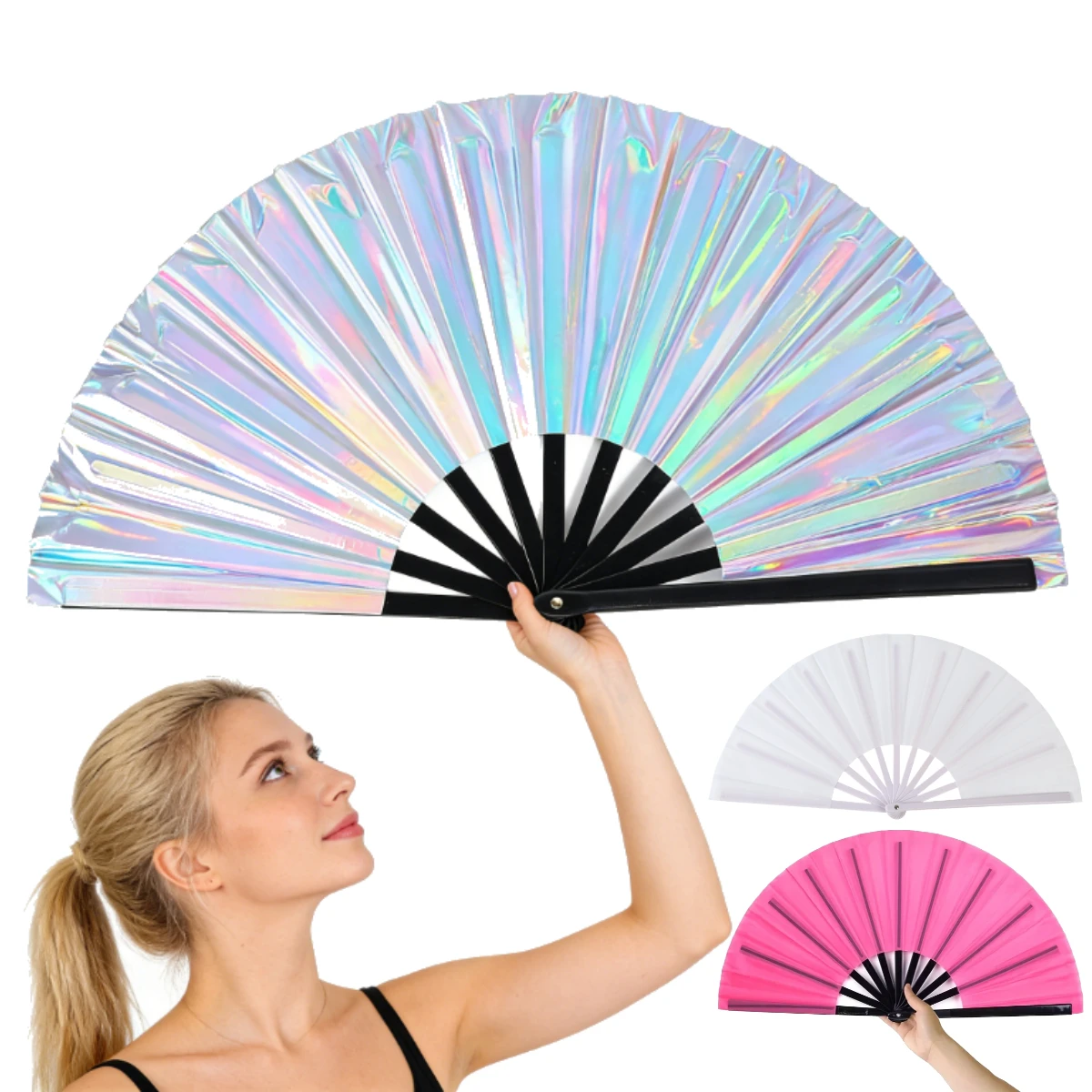 Klassischer Kung-Fu-Fächer, faltbares quadratisches Design für Tai Chi und Kampfkünste, traditioneller chinesischer Stil für Fitness, Tanz und als Geschenk
