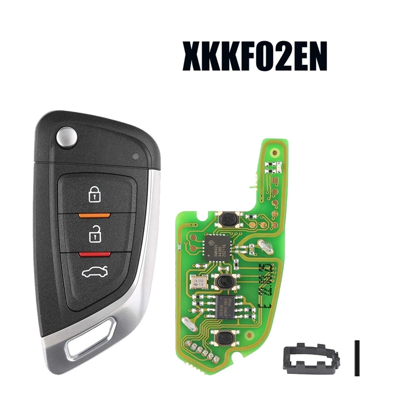 Universal Wire Remote Key Fob Black Remote Key 3 Buttons Knife Style For VVDI Key Tool For Xhorse XKKF02EN