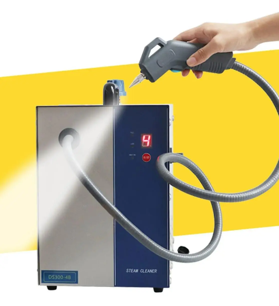Professional Jewelry Steam Cleaner hine with handle 3 L Capacity, Stainless Steel Cleaning Equipment for Silver & Gold Jewelry