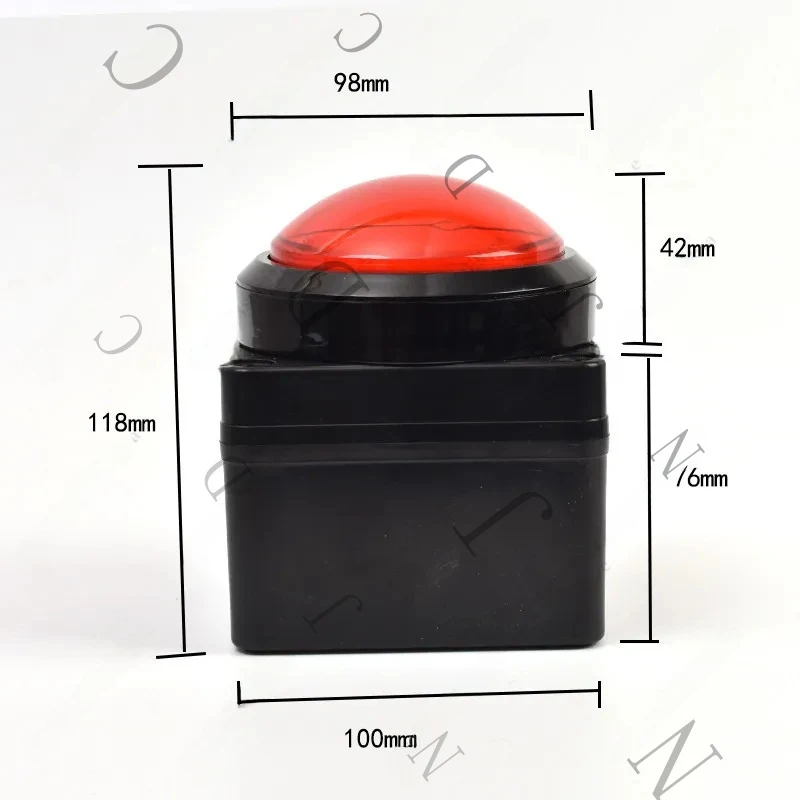Custom Button Remote Control Buzzer Switch Lottery Computer Mouse Shortcut Keyboard 2M 98Mm USB