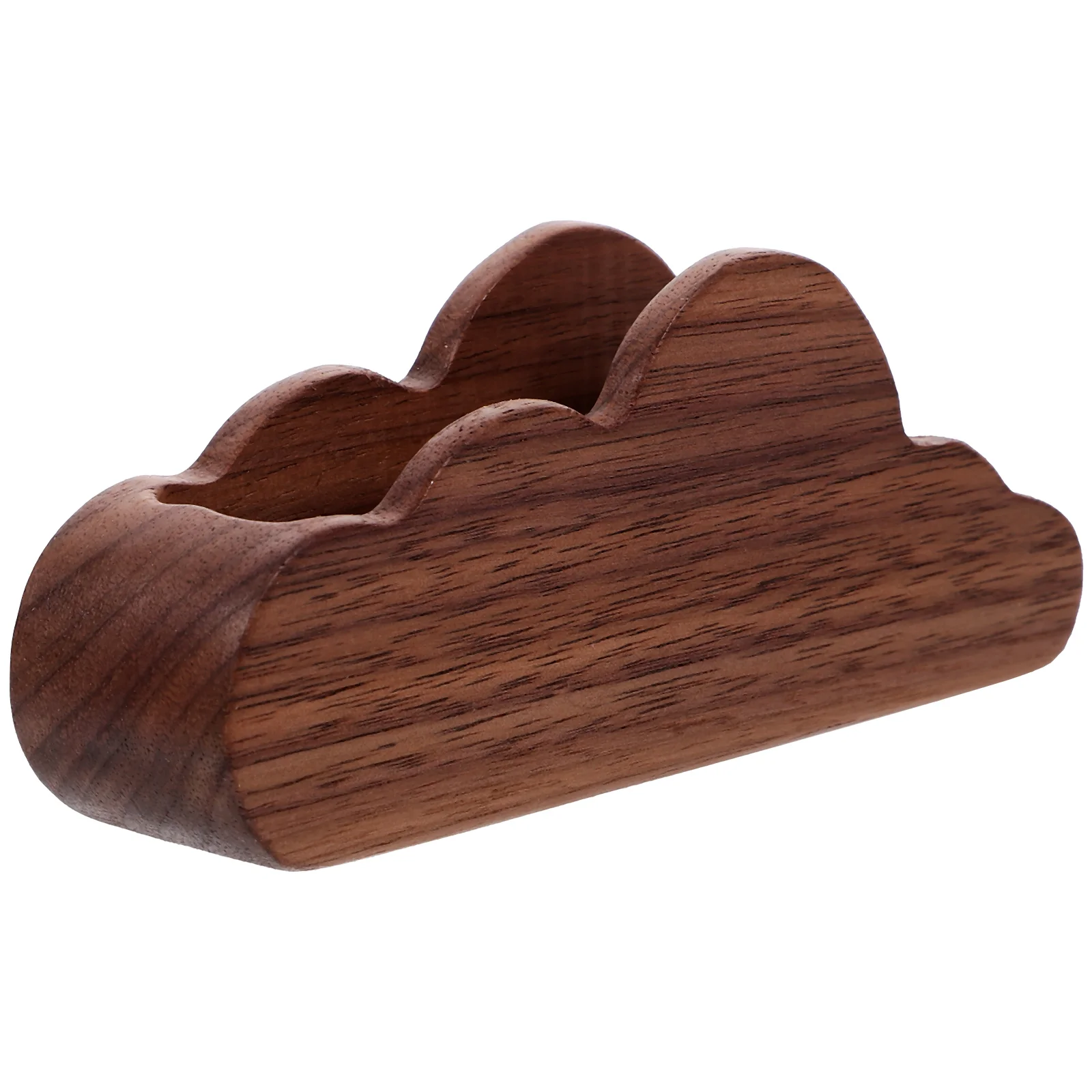 Облачный держатель для визитных карточек, подвесной дисплей для стола, деревянный органайзер для карточек