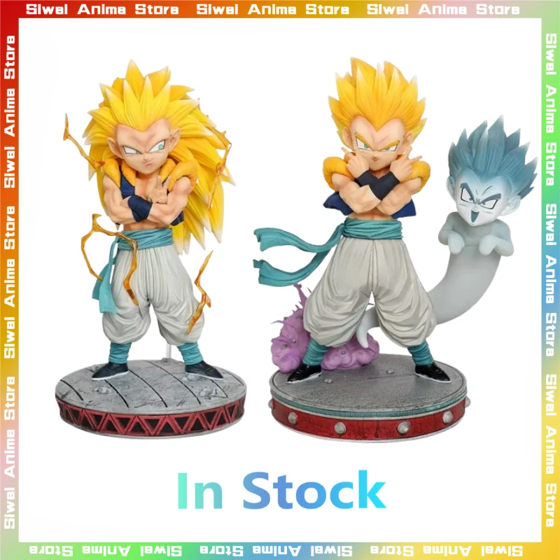 2 Style Super Saiyan Gotenks Action Figure Model Toy Anime Dragon Ball Z Desktop Ornament Room Decoration Figurine Birthday Gift