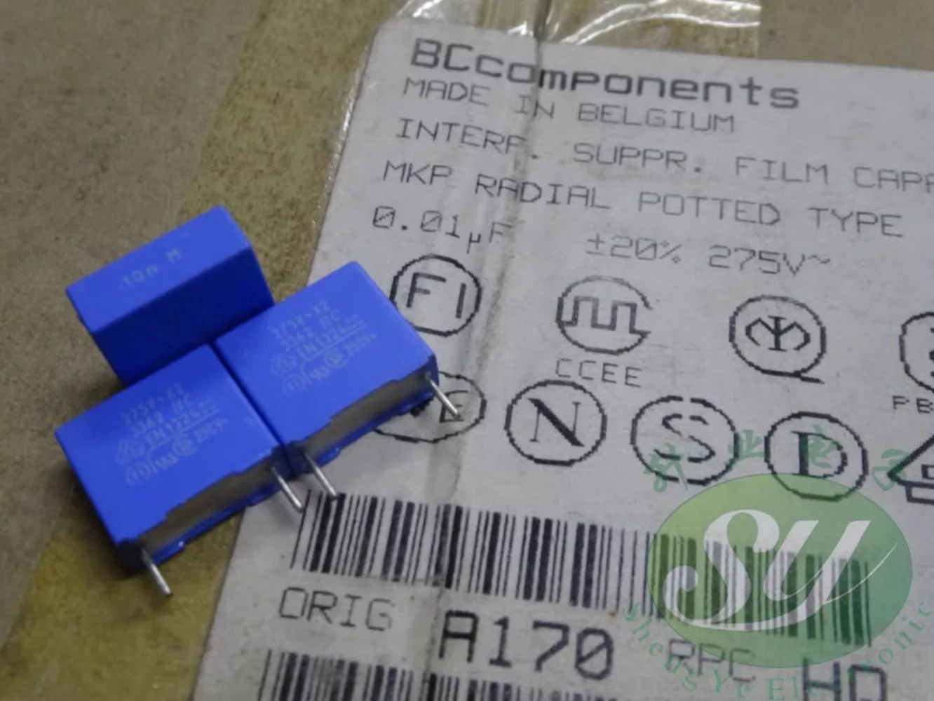 

20 шт. MKP336 0,01 мкФ/275 В переменного тока 10nf 103 X2 новый пленочный конденсатор 10 мм