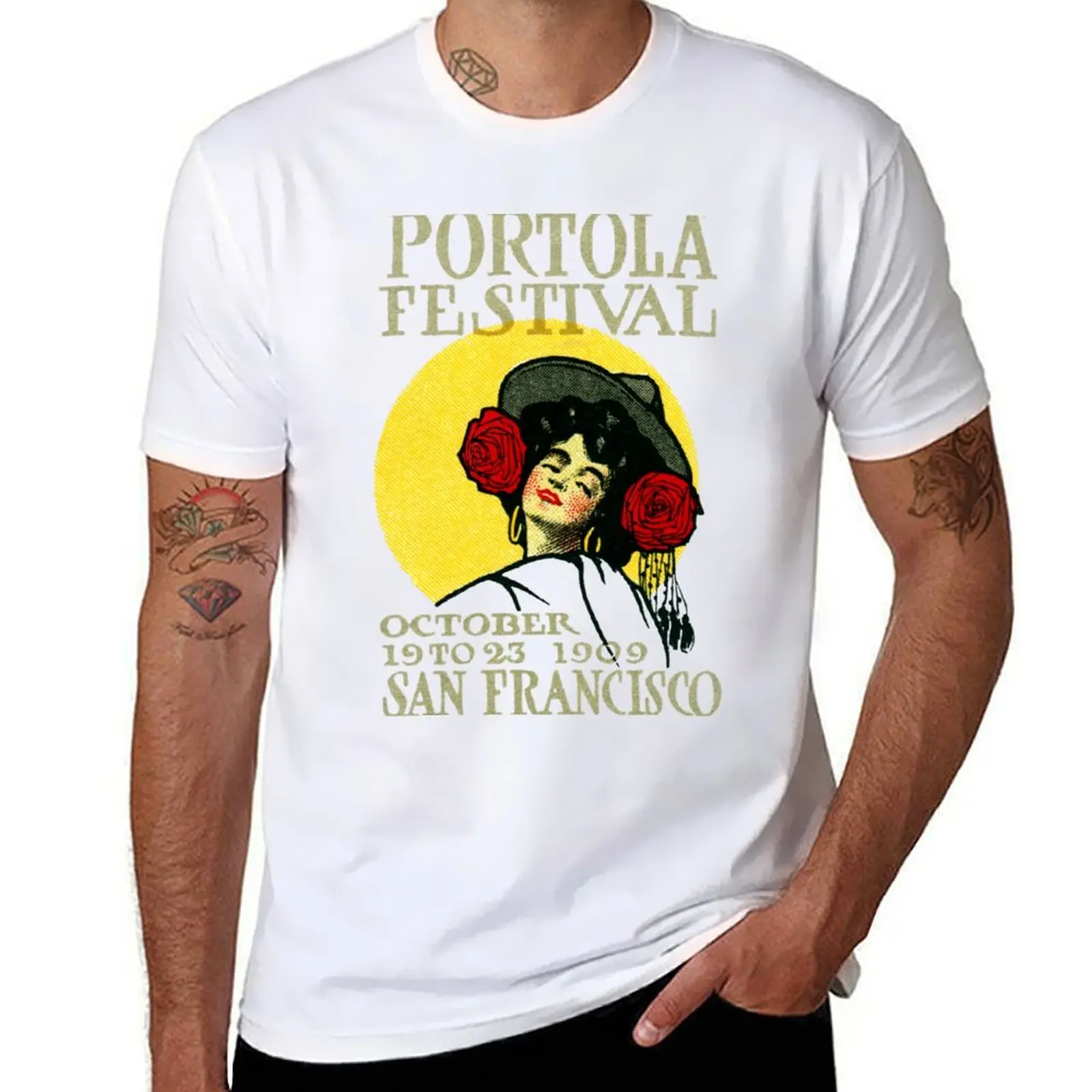 

1909 San Francisco Festival T-Shirt kawaii clothes sublime Personalized t-shirt mens designer clothes