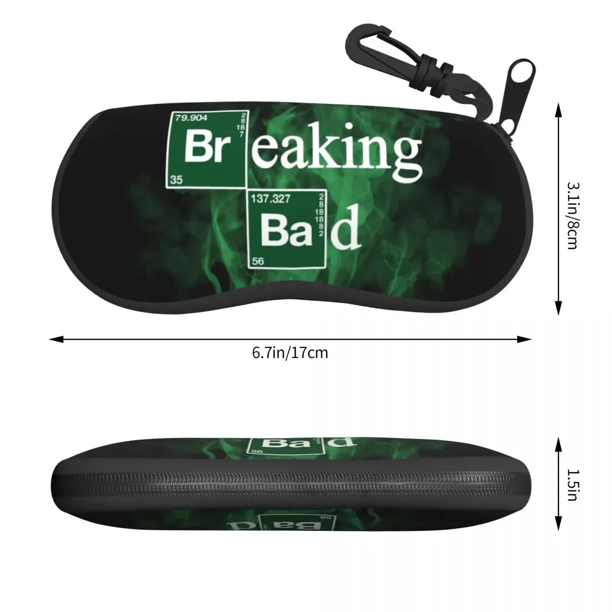 Heisenberg Breaking Bad Eyeglass Glasses Case Women Men Soft Tv Show Sunglasses Protective Bag