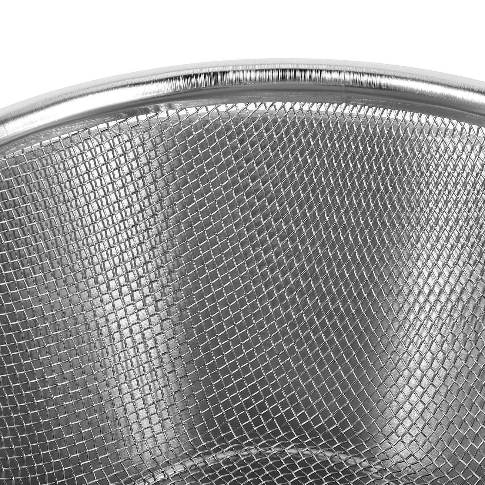 

Multifunctional 304 Stainless Steel Drain Basket Set 14CM Colander Bowl Fast Drainage Uniform Holes Fruit Vegetable Cleaning