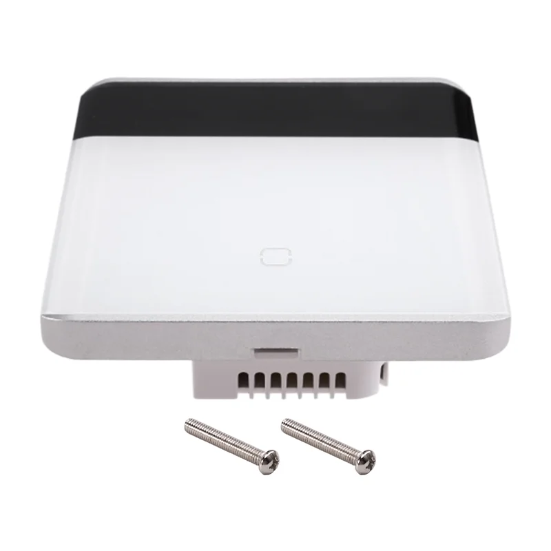 A99E-Tuya Smart Zigbee 3.0 Telecomando wireless Display a LED Interruttore Interruttore tattile in vetro Spina UE