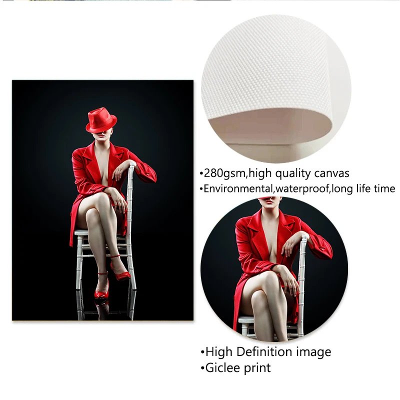 لوحات قماشية عارية بالأبيض والأسود مثيرة للنساء ، ملصقات ، مطبوعات ، فن جداري ، سيجارة ، نبيذ أحمر ، منزل ، ديكور غرفة ، صور #4