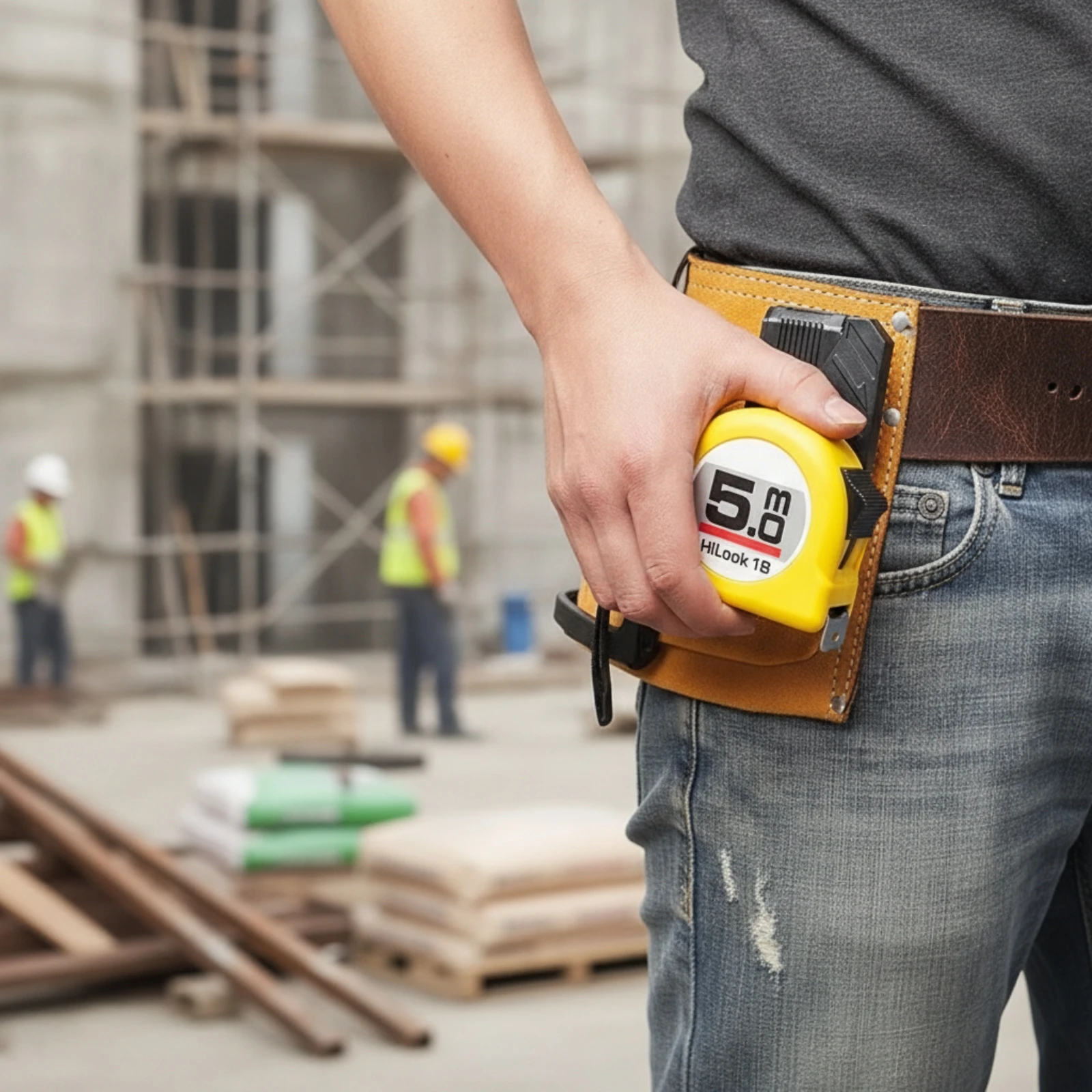 Tool Belt Buckle Long-Lasting Tool Belt Clip Quick Release Buckle Portable Hardware Slim for Electricians, Construction Site