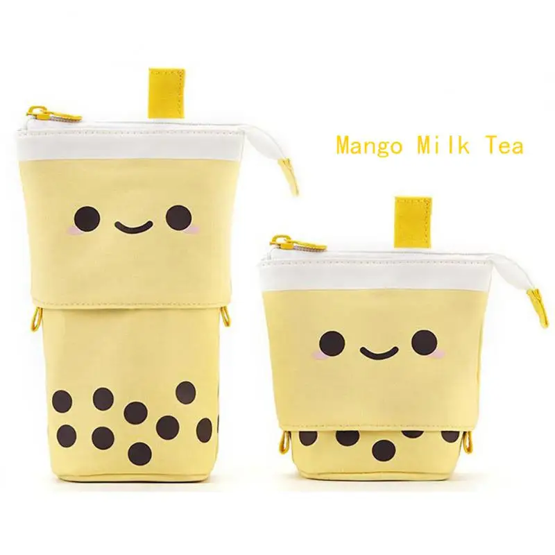 소녀를위한 카와이 연필 케이스 소년 지퍼 귀여운 고양이 연필 상자 학교 용품 편지지 선물 팝업 파우치 Trousse Scolaire