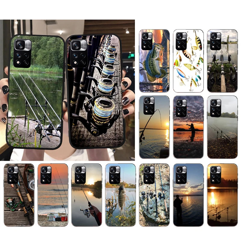 Fishing Gear Phone Case For Xiaomi Redmi note 13 12 Pro 11S 11 10 Pro 10S 12S Redmi 10 13C 9C