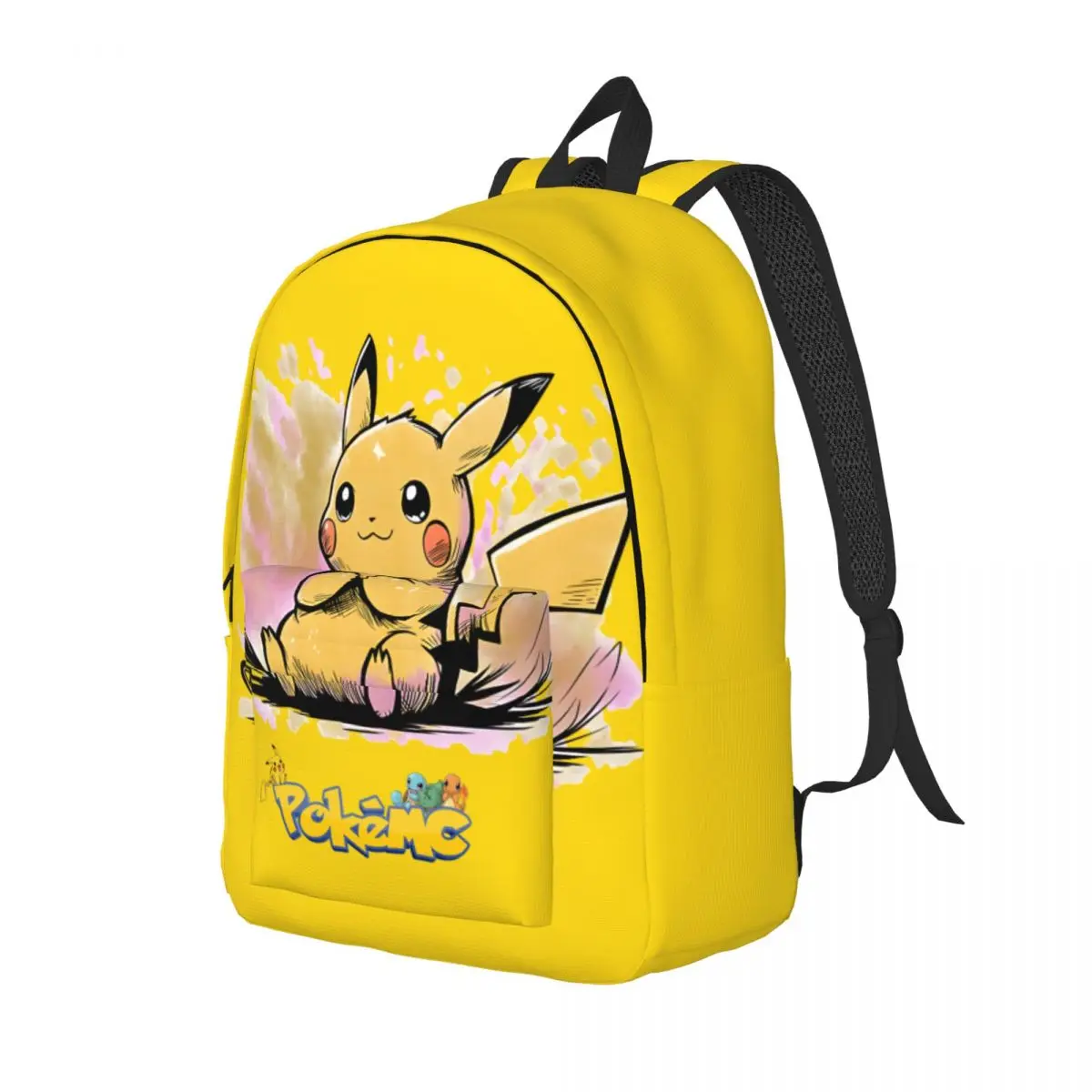 Solid Japanese Cartoon Game Pokemon Daypack Outdoor Sturdy Shoulder Pikachu Grils Knapsack Gift