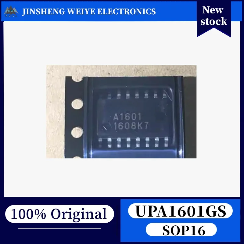 (10/50 pieces) UPA1601GS A1601 SOP16 Industrial Power Chip, 100% Original, Brand New, In Stock