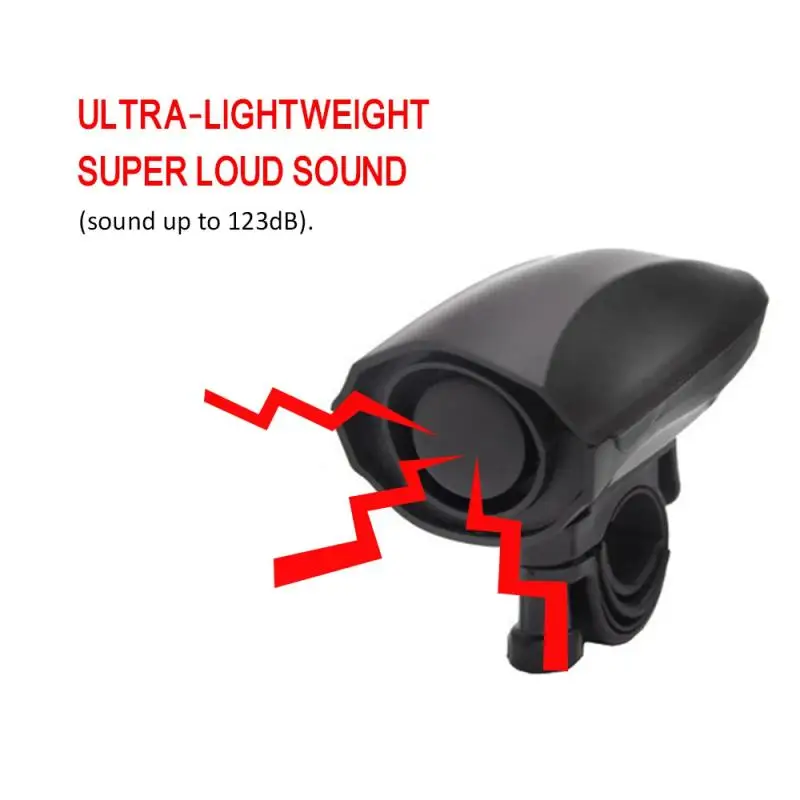 Велосипедный звонок, велосипедный мотоциклетный телефон, Противоугонный сигнал, громкий сигнал тревоги, звонок без батареи, аксессуары для дорожного велосипеда