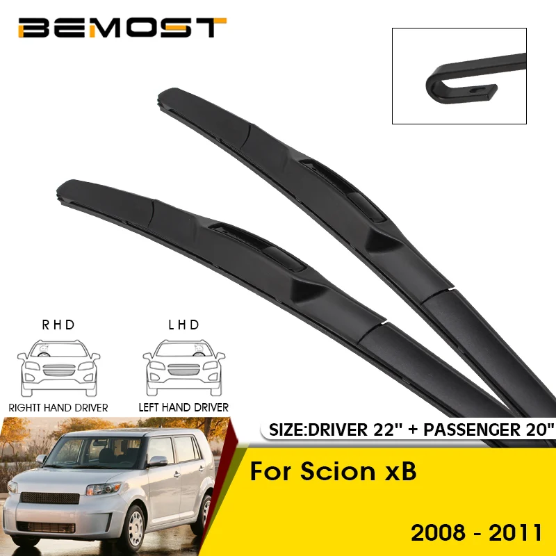 

Car Wiper Blades For Scion xB 2008-2011 Windshield Windscreen Front Window Blades 22"+20" Car Accessories