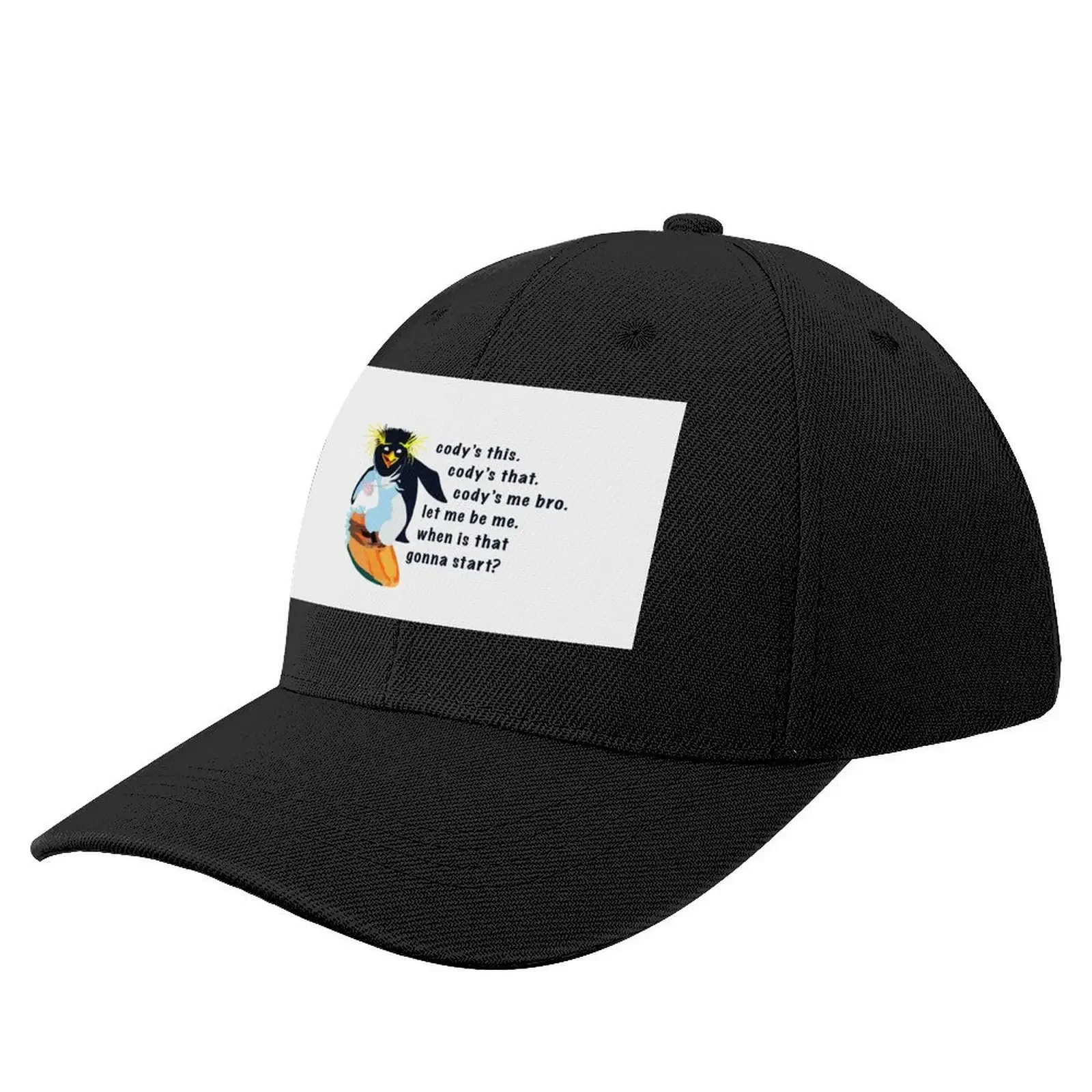 Cody’s me bro Baseball Cap hard hat black Boy Child Women's