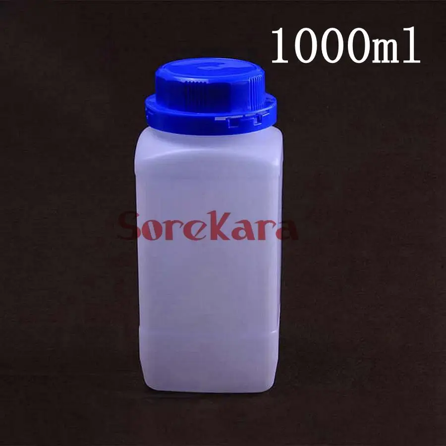 1000ml tampa de plástico para frascos reagentes de garrafa branca tampa de plástico azul parafuso parafuso em tampa