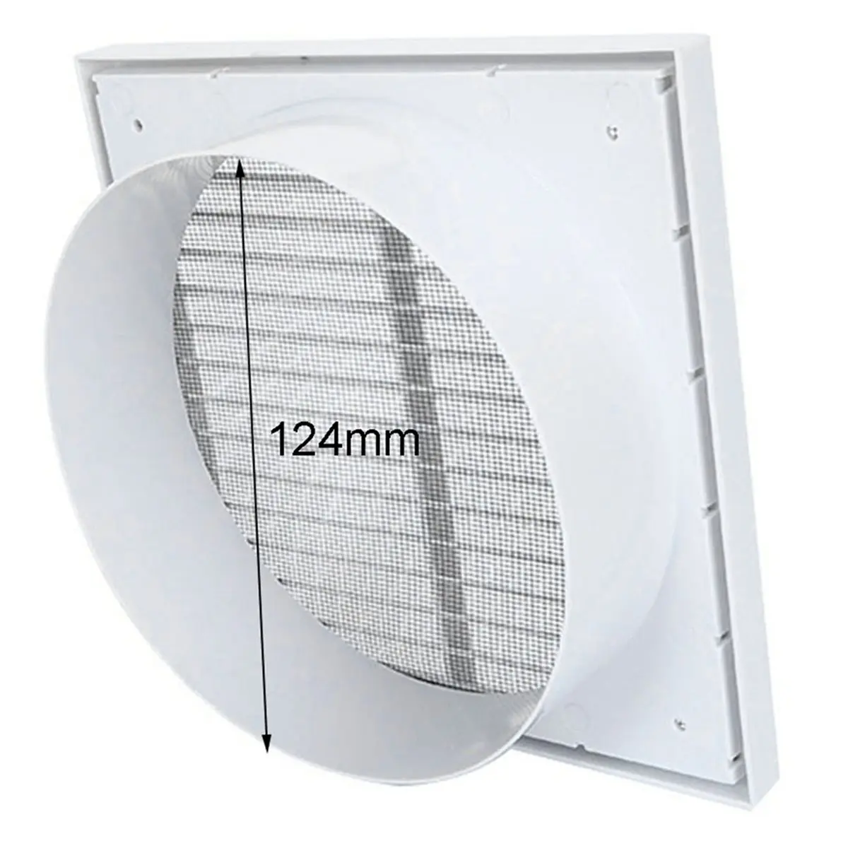 PROMOTION~ Grille Air Outlet Accessories 100MM/125M/150MM Auxiliary Materials Air Exhaust Grille Air Outlet 125mm