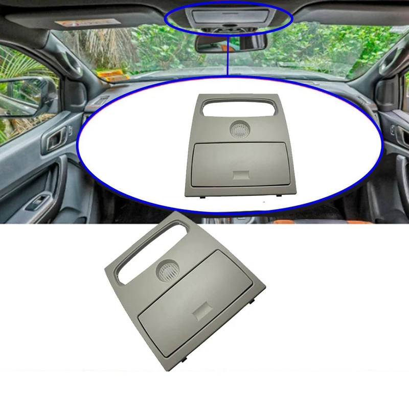 Car Roof Console Reading Light Glasses Case Trim Cover CN15-A519A58-AA For Ford Ranger Everest Mazda BT50 2012-2019