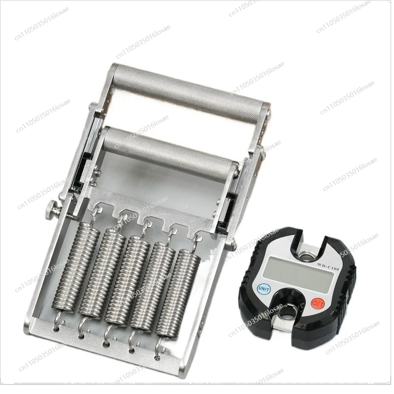 Stainless Steel Spring Grip, Men's Professional Hand Training, Adjustable Grip Meter, Digital Display Counting