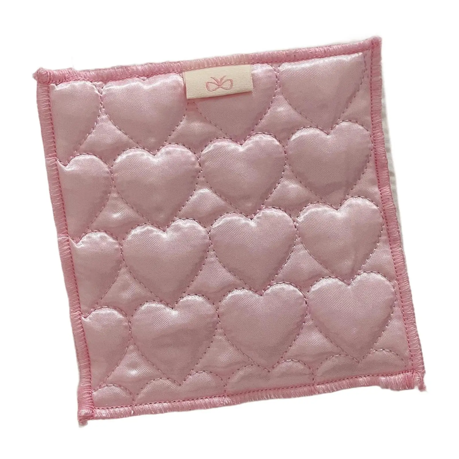 Quilted Coaster Absorption Mat Heat Resistant Home Decor Anti Slip Drink Coaster for Wedding Farmhouse Desk Housewarming Gift