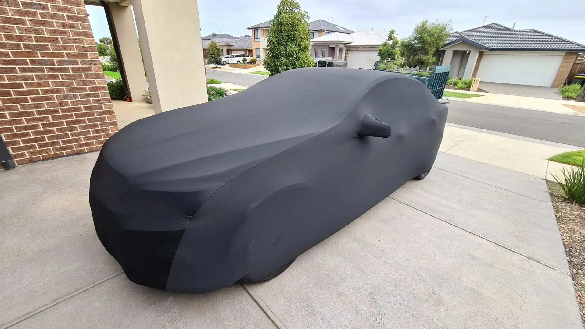 Hot-selling Custom Made for Chevy Corvette Cover for Car Dust Proof Indoor Car Cover Velvet Stretch Car Body Cover Tarpaulin view 2