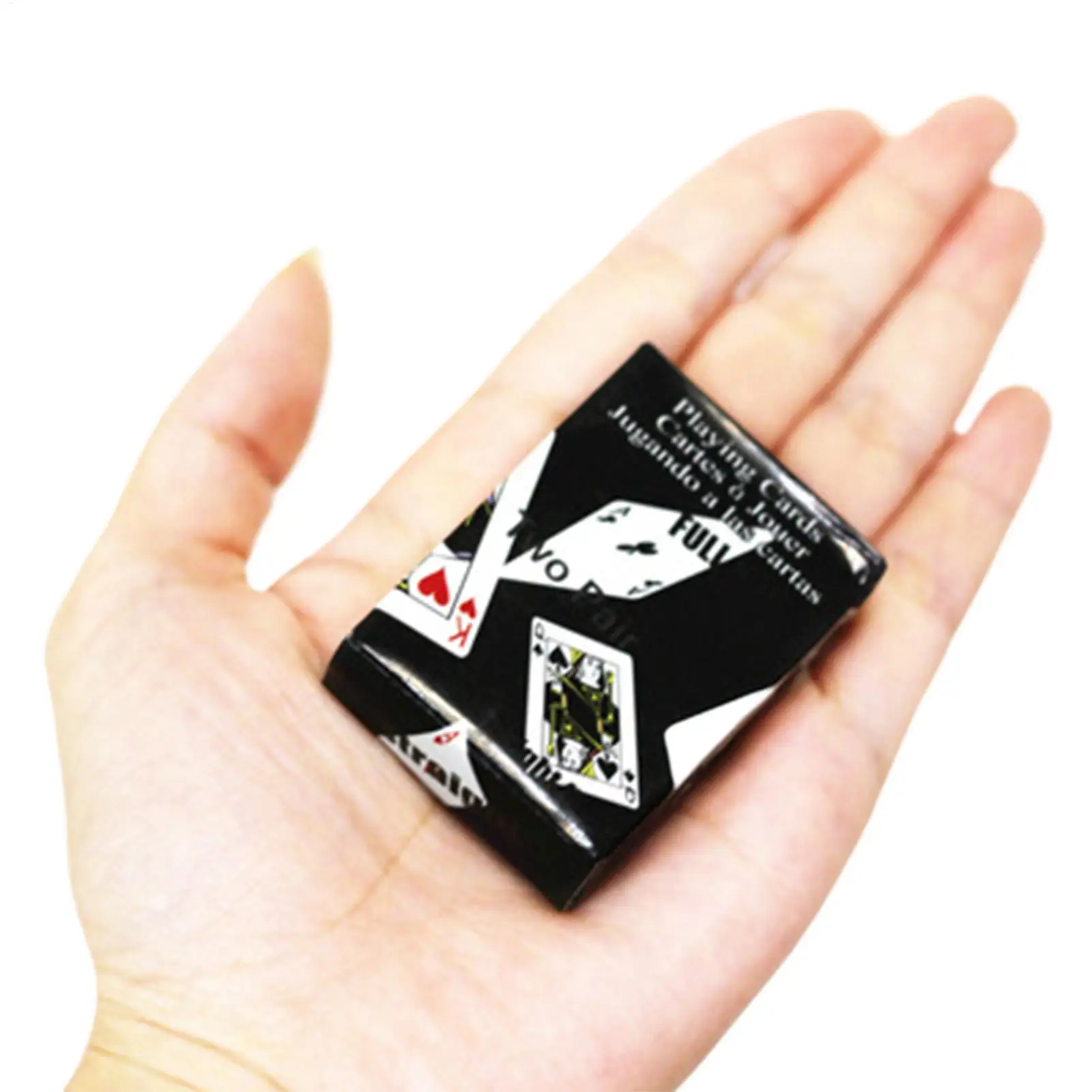 Miniature Playing Cards Pocket-Sized Travel Poker Deck Portable Fun  for Kids & Adults, Camping, Parties & Table Games