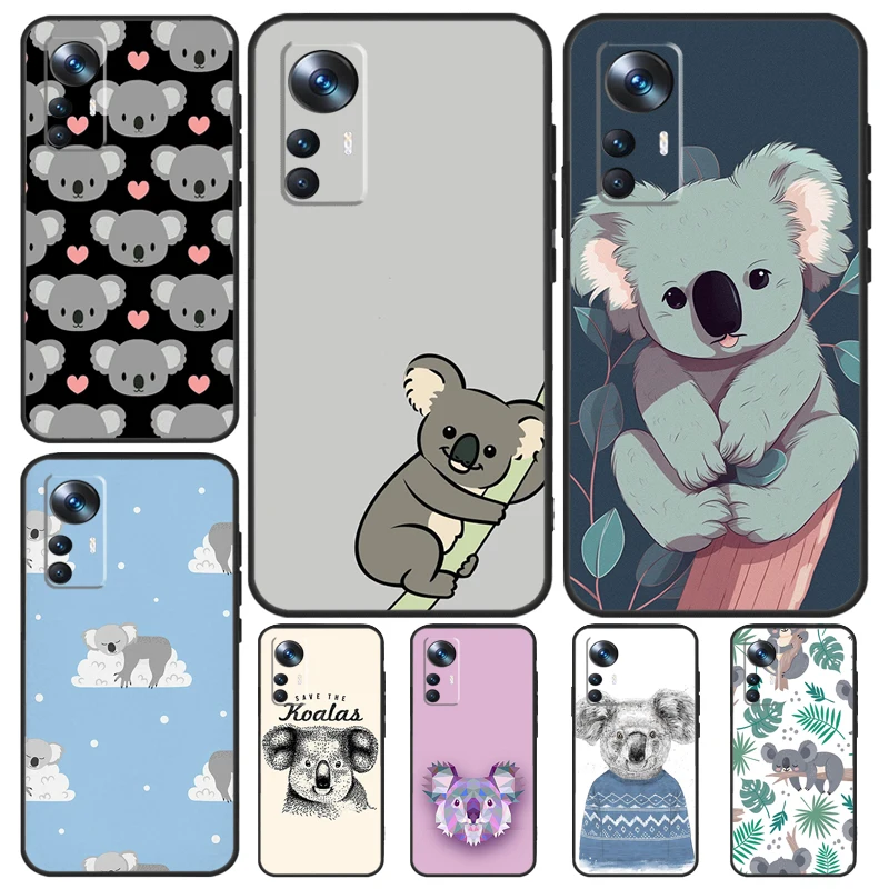 Cute Australia Koala Art For POCO X5 X3 Pro M5 M5s F4 X4 F3 F5 Case For Xiaomi 13 13T Pro 12 Lite 12X 11T 12T 14 Pro