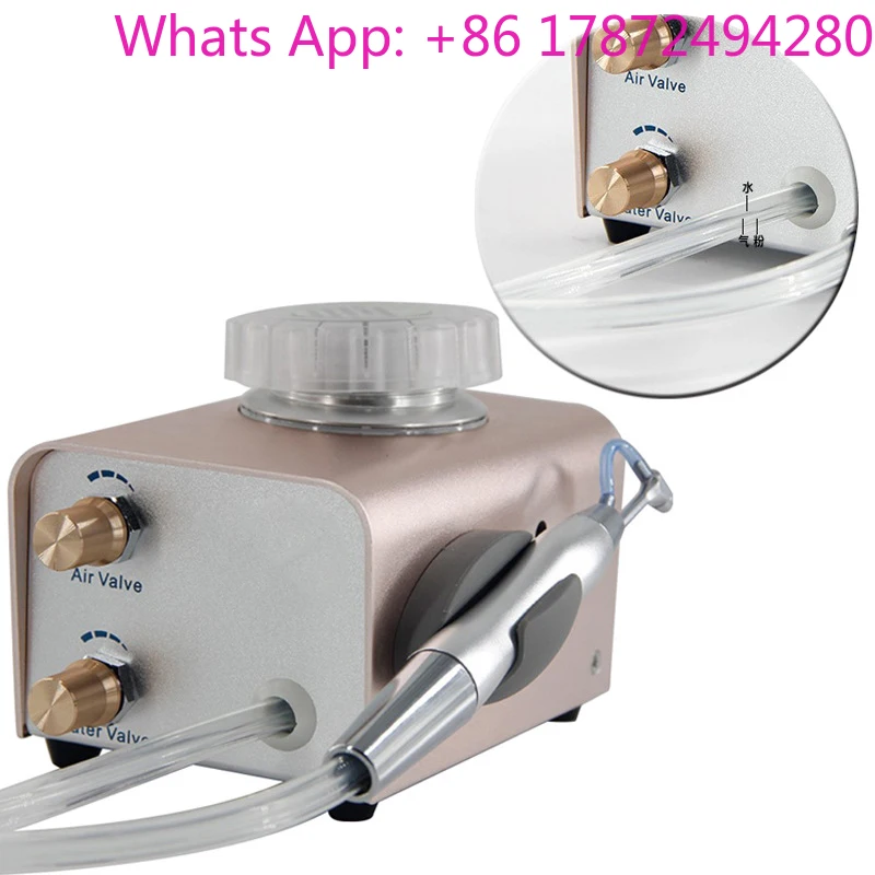 Dental Lab Cleaning Air Water Prophy Polishing Sandblasting Machine Tooth Stain Cleaning Machine Oral Polishing Scaler