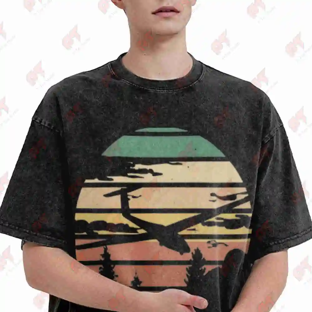 Gliders Vintage Soaring Gliding Vintage Washed Tee Pure Cotton T-Shirt