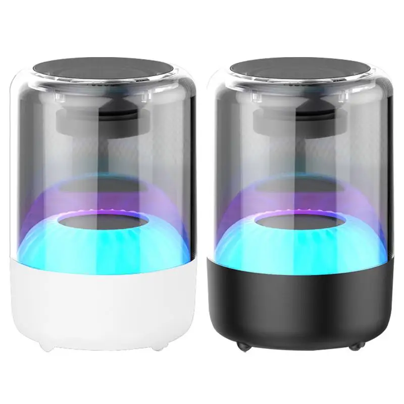 

Night Light Speaker RGB Changing Lamp Wireless Stereo Audio Night Light Bedside Lamp Speaker RGB Portable Stereo Audio For Party