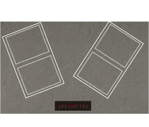 Hidden Induction Cooker Invisible Stove Customized According To Countertop Size Built In Hob