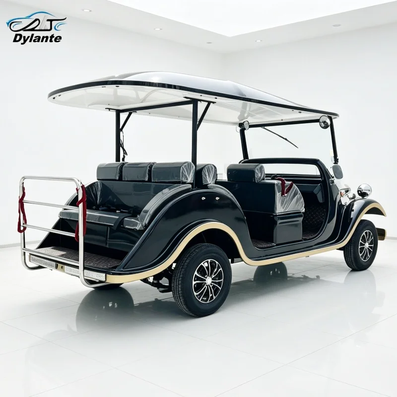 Best Price Custom 6 8 11 14-Seats Vintage Electric Retro Sedan Classic Sightseeing Car for Travel Tourism