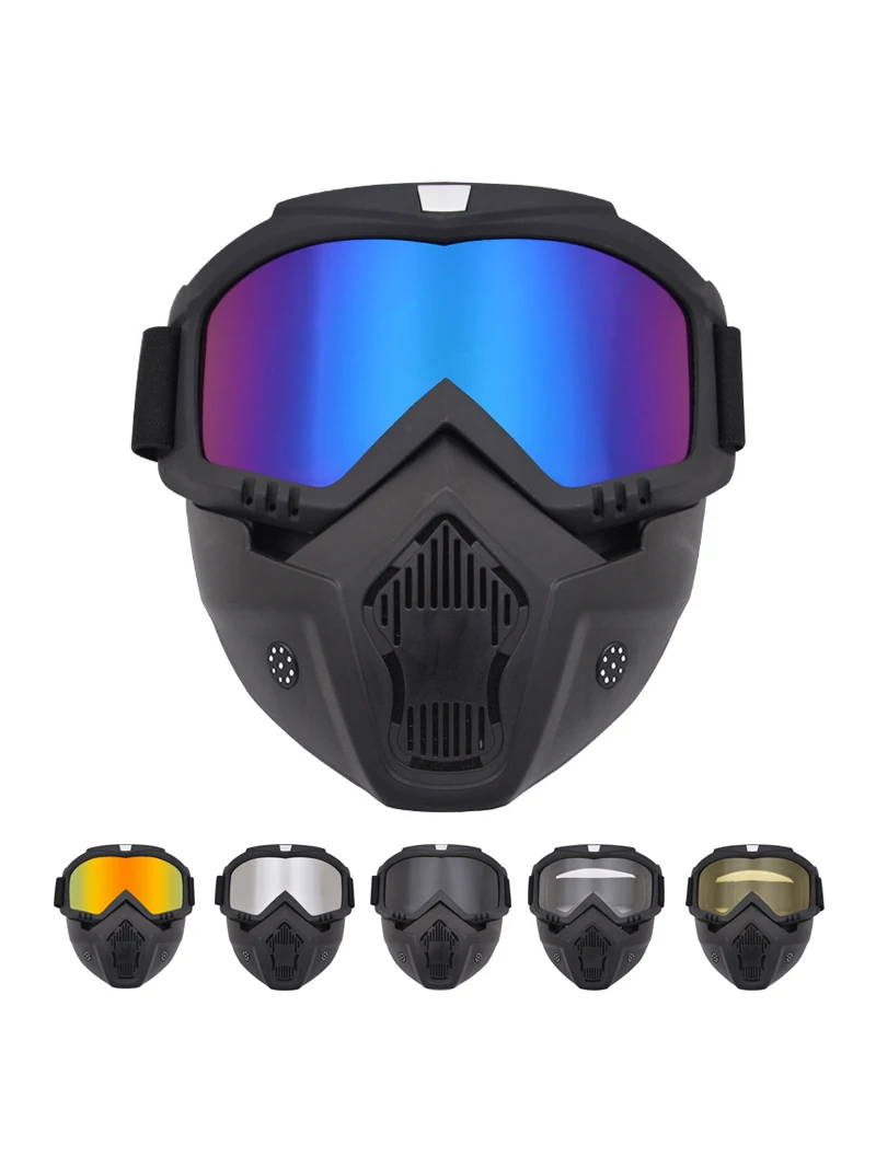 AliExpress NONE Windproof Dirt Bike Motorcycle Goggles Mask Anti-impact Paintball War Game Motocross Hunting Cycling Mask