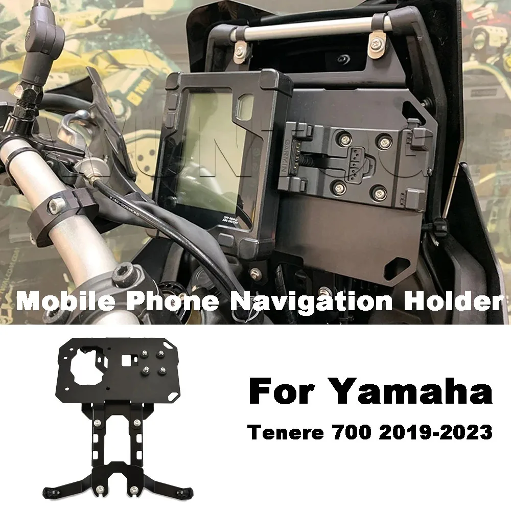 

Motorcycle Multifunctional Monitor GPS Stabilise Base For Yamaha Tenere 700 2019-2023 Tenere700 Mobile Phone Navigation Holder