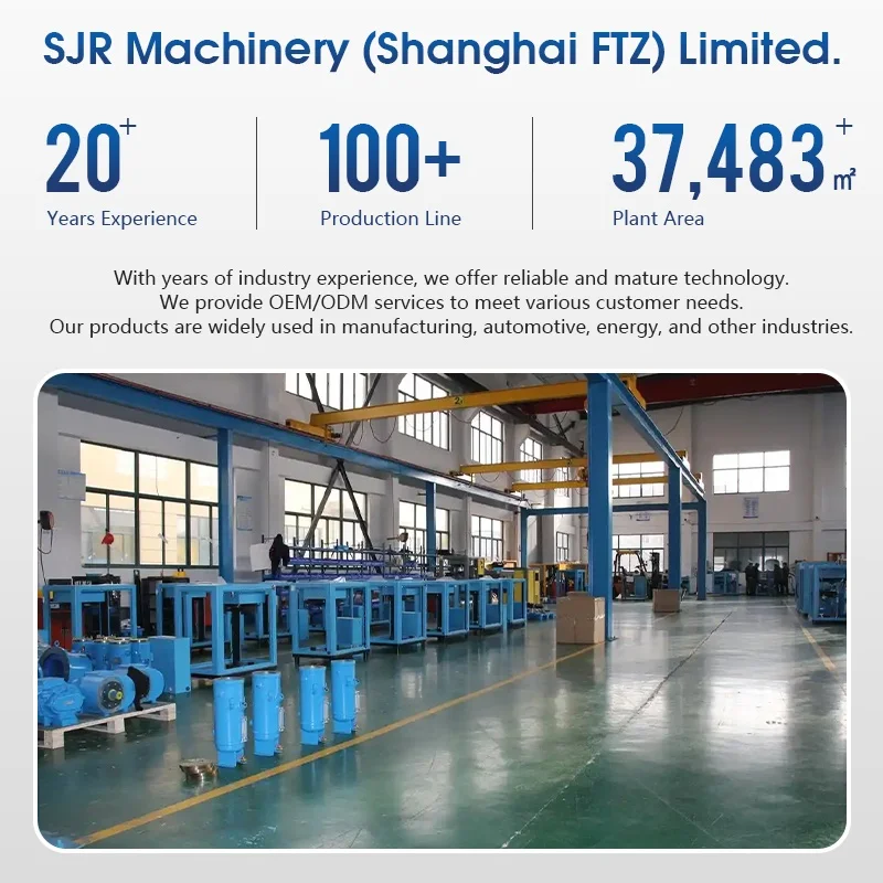 Compressore d'aria a vite iniettato a olio versatile a compressione a due stadi industriale professionale da 2,2 kW