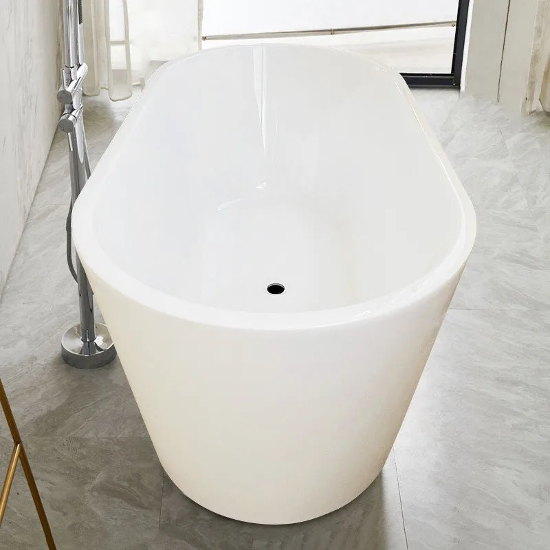 Simple modern acrylic bathtub B & B household small apartment bathroom bath independent adult bath tub