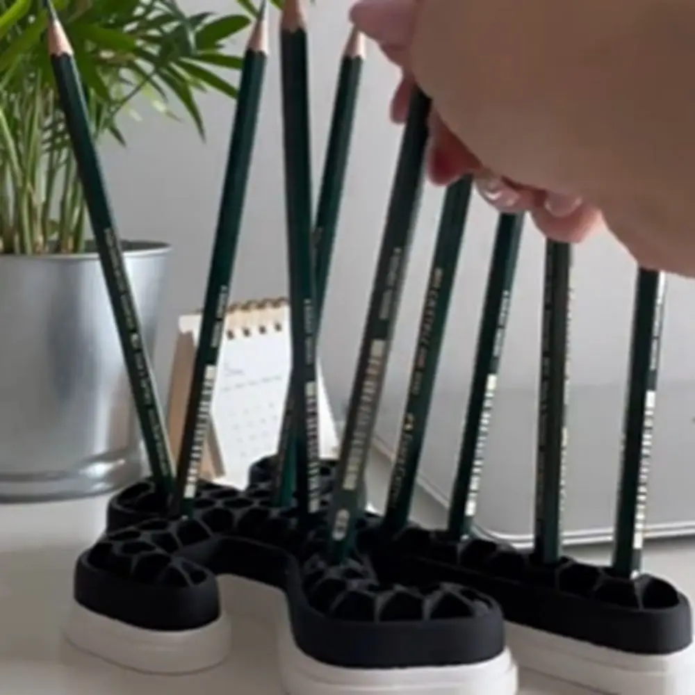 Creative Crime Scene Pen Holder Cartoon 3D Printed Pencil Stand Multifunctional Anime Pen Container Desk Storage