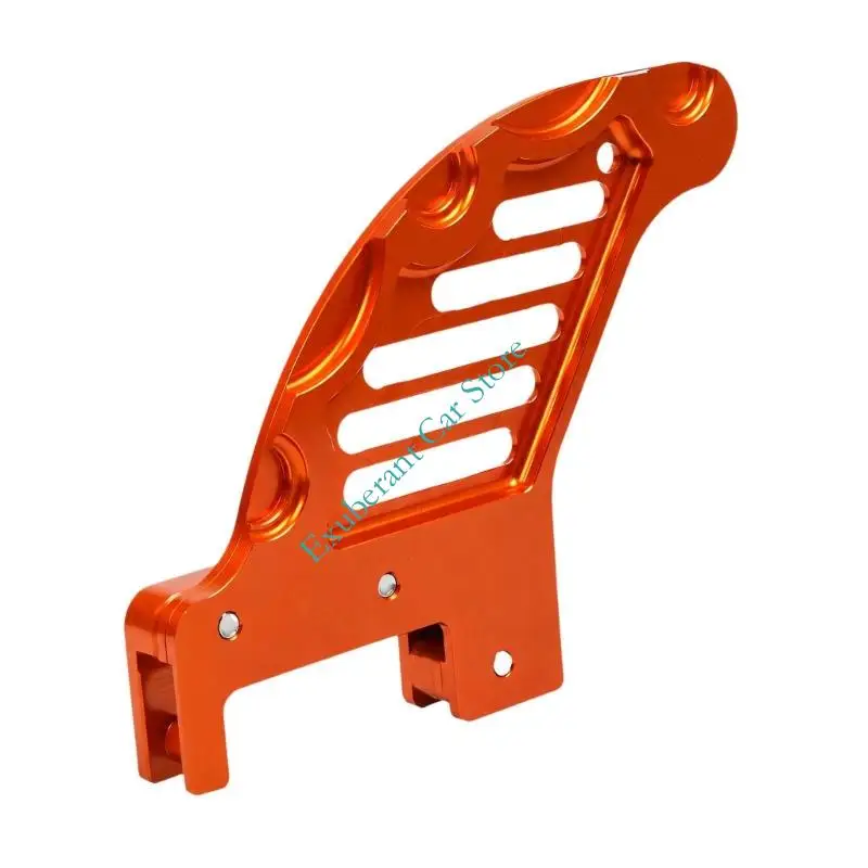 Aluminum Rear Brake Disc Guard For MC125 MC250 MC250F MC350F Motorcycles, Slotted Integrated Panel with Machined Form and Smooth