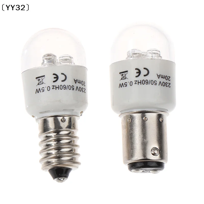 〔YY32〕1Pcs Sewing Machine LED Light Bulb Universal E14 Screw Base Cool White Bulb For Household Sewing Machine Lighting