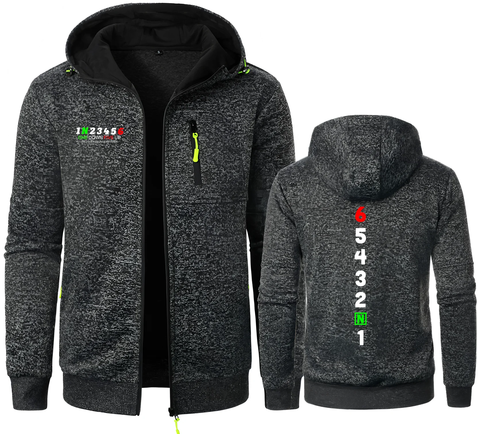 Motorcycle GSX 1N23456 Shift Gear Moto Men's Hoodies Jacquard Hoodie Jackets F1 Hondaes Men Hooded Zipper Sweatshirt S-3XL