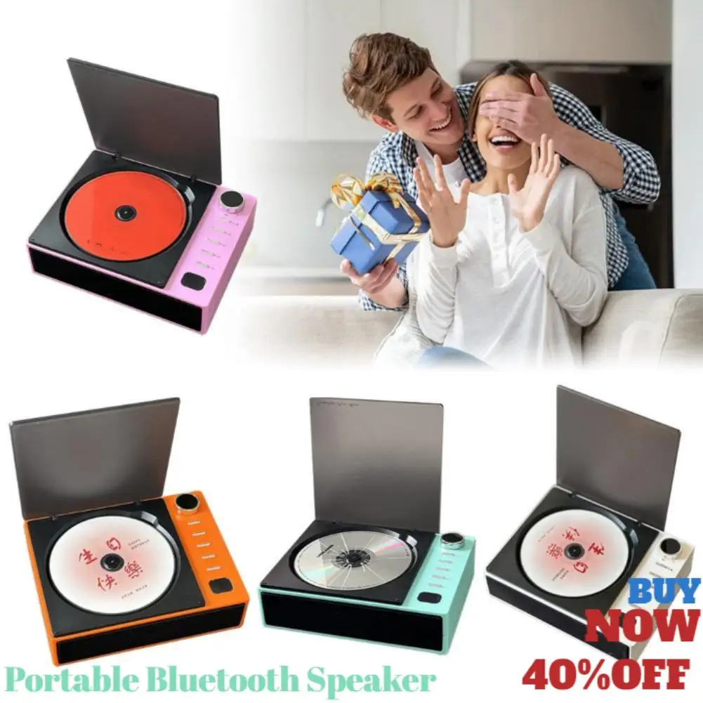 

NEW Professional 3.5MM Portable CD Player Surround Sound FM Radio USB MP3 Disk CD Player Home Prenatal Education Machine Bluetoo