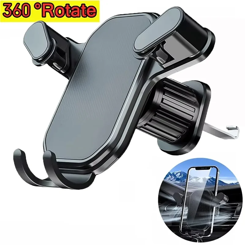 

Universal Mobile Phone Holder Car Gravity Smart Phone Stand GPS Support Auto Air Vent Mount Support For iPhone Xiaomi Mi Realme
