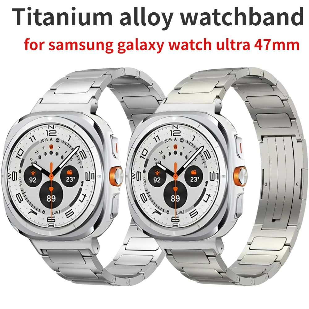 

Titanium alloy Strap for Samsung Galaxy Watch Ultra Band 47mm Stainless steel Bracelet Watchband for Galaxy Watch 7 Ultra 47MM