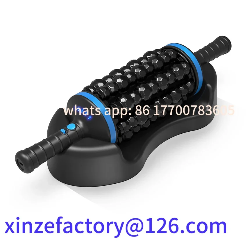 Customizable Cordless Roller Body Massager Muscle Fascia Relaxation Vibrators Home Fitness Exercise Abdominal