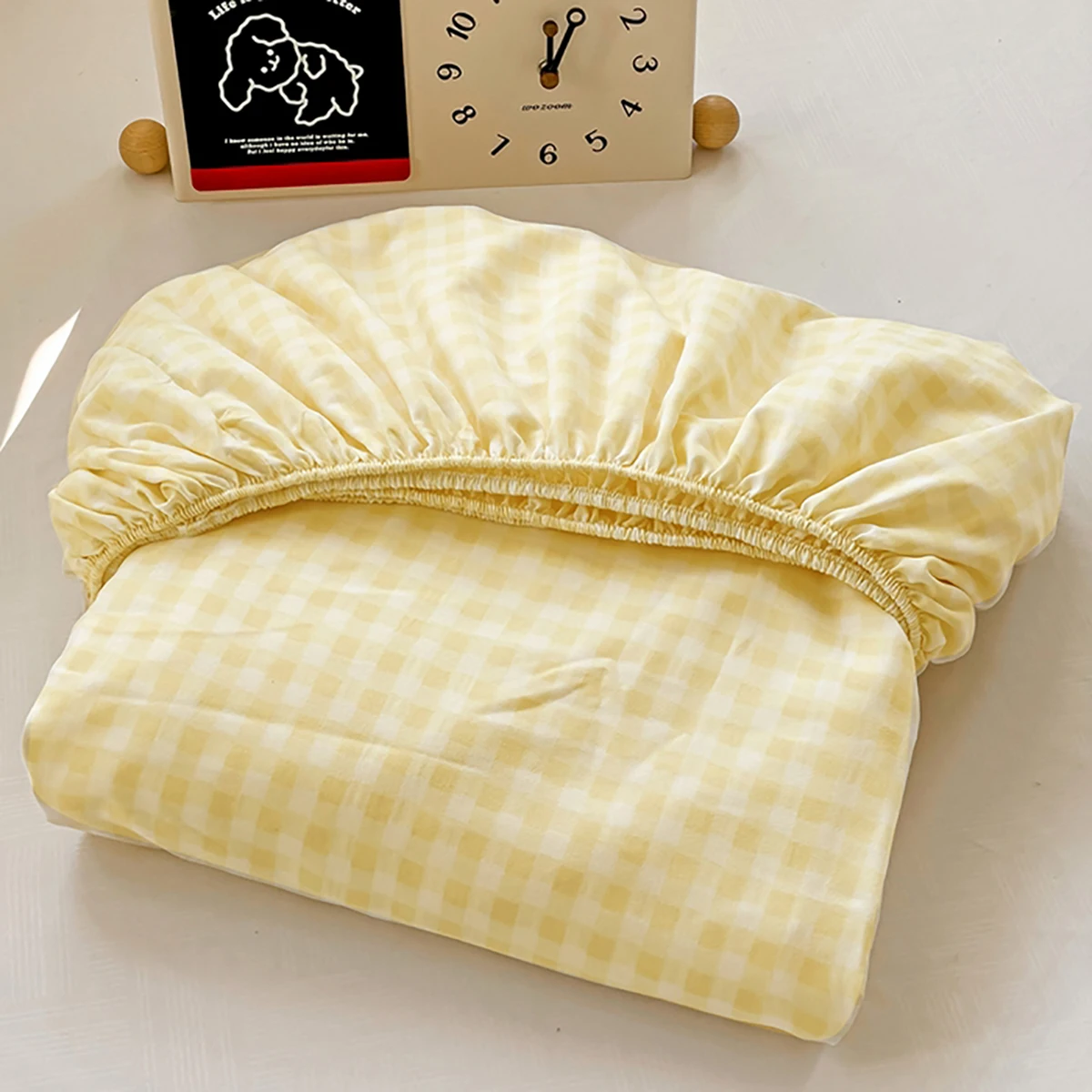 

1 Pc High Quality Fitted Sheet 90/180/150x200 Cm Mattress Cover Elastic Band Bed Sheet Queen King Size No Pillowcases Included