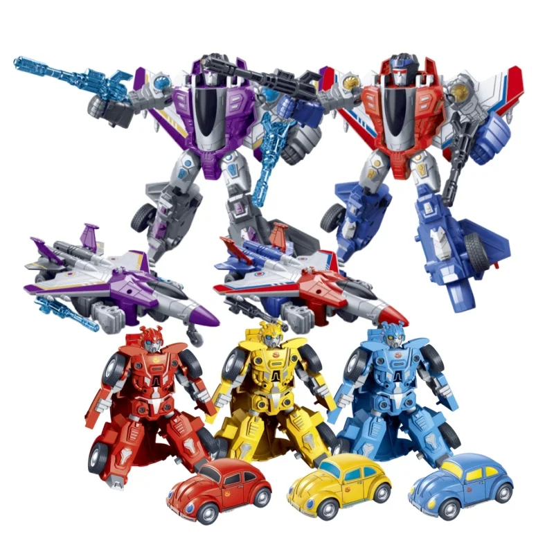 Manual Transformation Fighter Deformed Car airplane tank dinosaur mecha model Action Figure Robot Creativity Toy Birthday Gifts