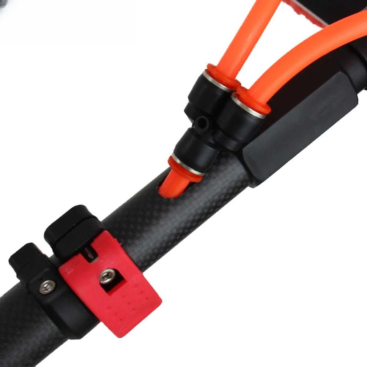 9m4 section telescopic rod through water brush photovoltaic panel component cleaning tool The length can be adjusted freely