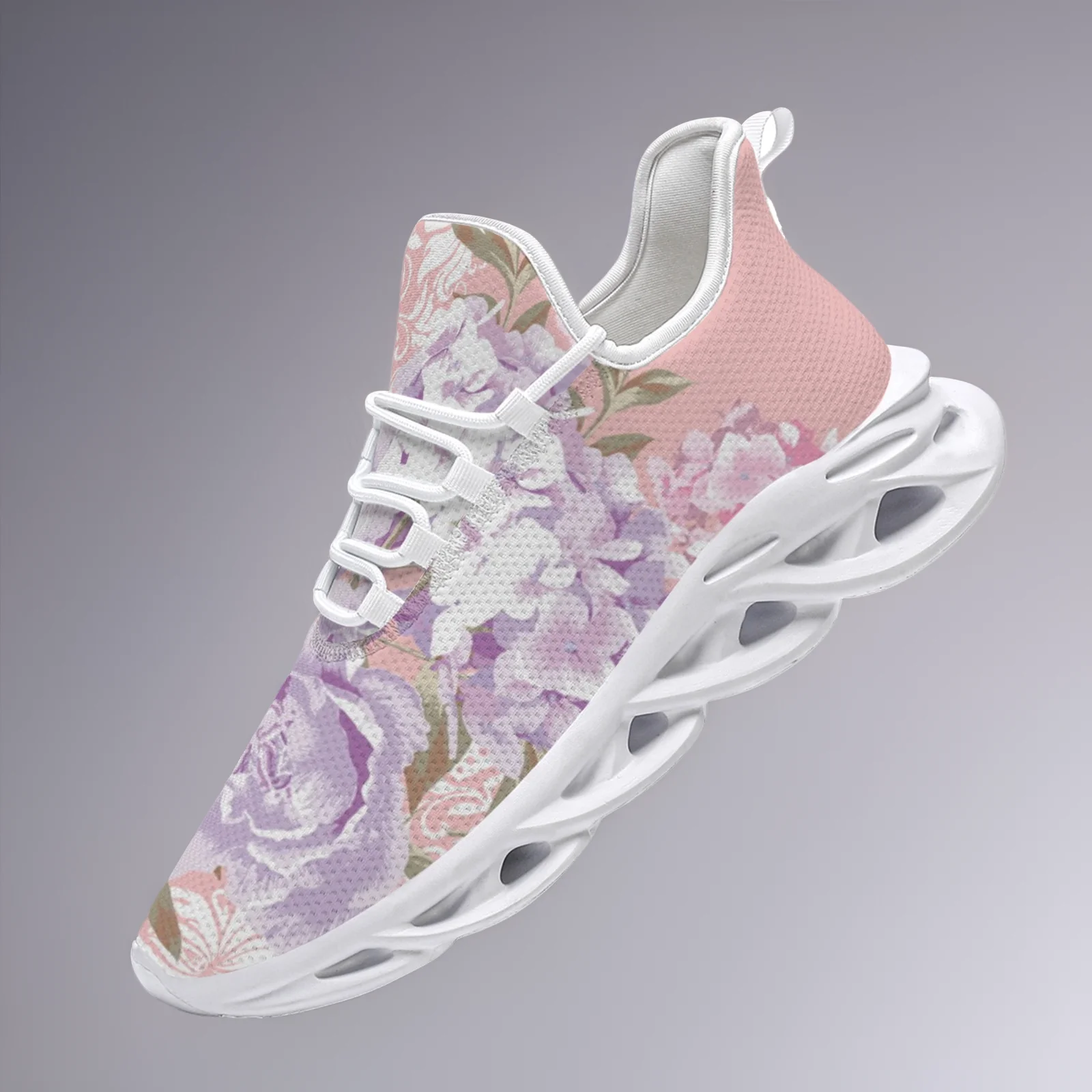 أحذية رياضية كاجوال مطبوعة بألوان مائية مخصصة للرجال والنساء، أحذية جري خفيفة الوزن وجيدة التهوية